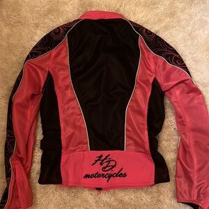 Harley Davidson lightweight pink black jacket with everything you need S